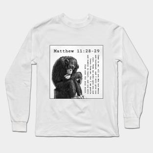 Matthew 11:28-29 Long Sleeve T-Shirt